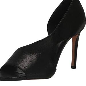 New Size 6 Vince Camuto Womens Alinton High Heel Sandal Black Fast Free Shipping